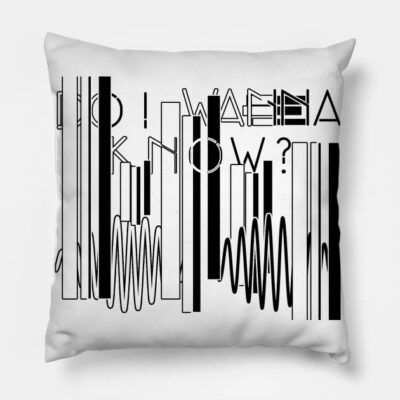 Do I Wanna Know Throw Pillow Official Arctic Monkeys Merch