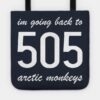 Arctic Monkeys 505 Tote Official Arctic Monkeys Merch