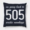 Arctic Monkeys 505 Throw Pillow Official Arctic Monkeys Merch