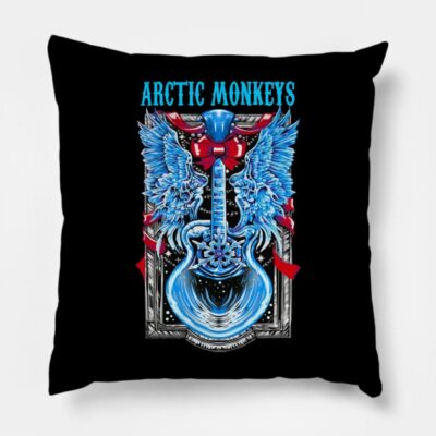 Monkeys Arctic Band Throw Pillow Official Arctic Monkeys Merch