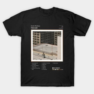 Arctic Monkeys The Car Tracklist Album T-Shirt Official Arctic Monkeys Merch