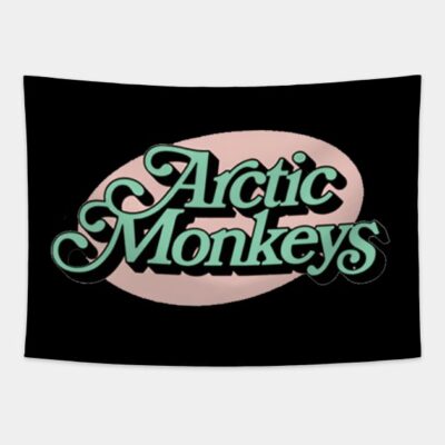 Arctic Monkeys Logo Vintage Tapestry Official Arctic Monkeys Merch