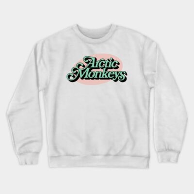 Arctic Monkeys Logo Vintage Crewneck Sweatshirt Official Arctic Monkeys Merch