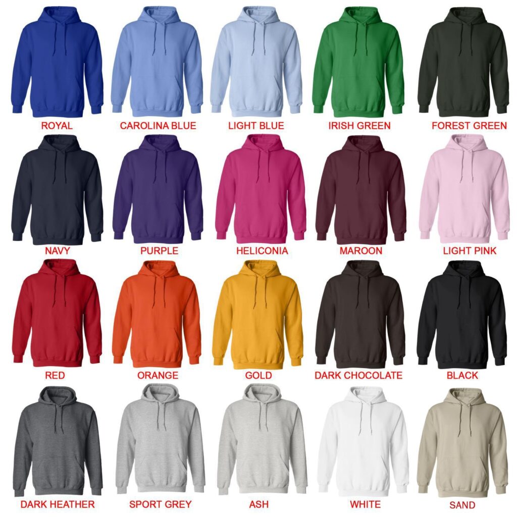 hoodie color chart - Arctic Monkeys Merchandise