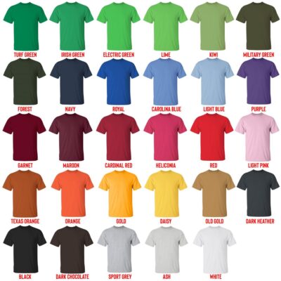 t shirt color chart - Arctic Monkeys Merchandise