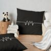 Wave Logos Monkeys! Throw Pillow Official Arctic Monkeys Merch