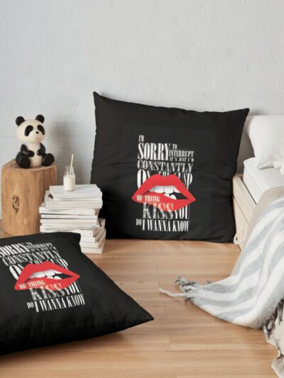 Miss Monkeys Throw Pillow Official Arctic Monkeys Merch