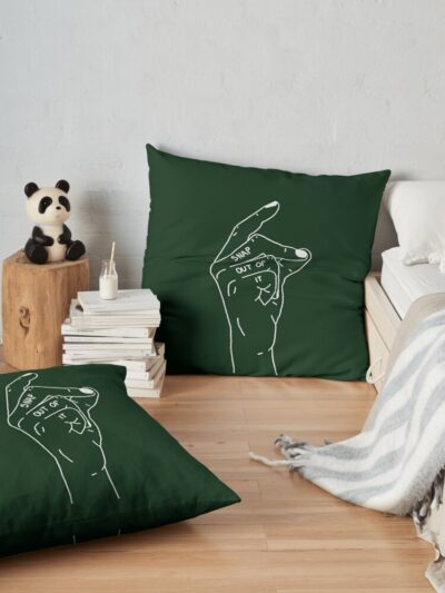 Monkeys Code Throw Pillow Official Arctic Monkeys Merch