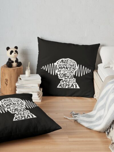 Cause Make Me Happy Throw Pillow Official Arctic Monkeys Merch