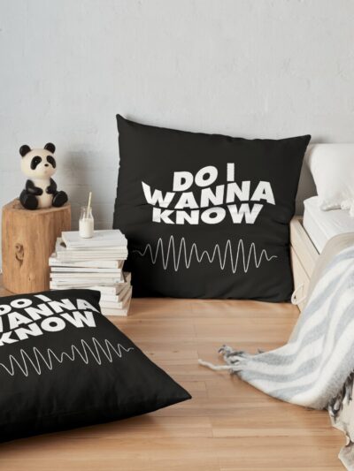 The Bigger Wave Throw Pillow Official Arctic Monkeys Merch