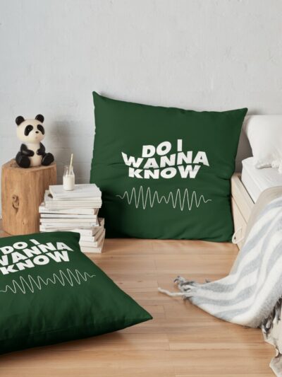 Artic Monkeys - Do I Wanna Know Throw Pillow Official Arctic Monkeys Merch