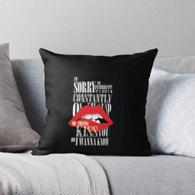 Miss Monkeys Throw Pillow Official Arctic Monkeys Merch