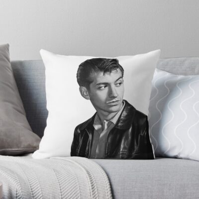 Alex Turner Throw Pillow Official Arctic Monkeys Merch