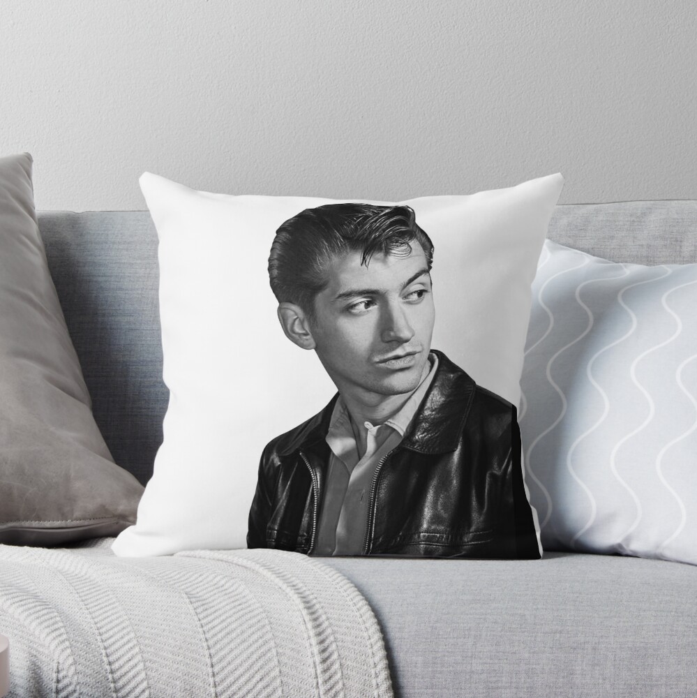 Alex Turner Throw Pillow