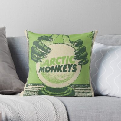 Orange Eyes Cat Fat Blods Throw Pillow Official Arctic Monkeys Merch