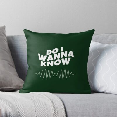 Artic Monkeys - Do I Wanna Know Throw Pillow Official Arctic Monkeys Merch