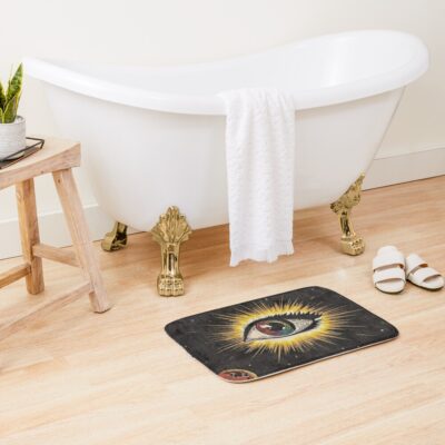 Arabella Monkeys Eyes Bath Mat Official Arctic Monkeys Merch