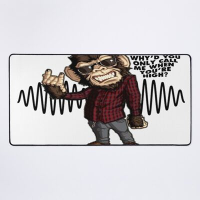 Smile Monkey Mouse Pad Official Arctic Monkeys Merch