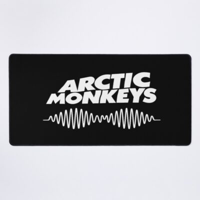 White Cable Music Mouse Pad Official Arctic Monkeys Merch