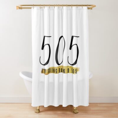 I_M Going Back To 505 Shower Curtain Official Arctic Monkeys Merch