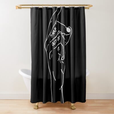 Monkeys Code Shower Curtain Official Arctic Monkeys Merch