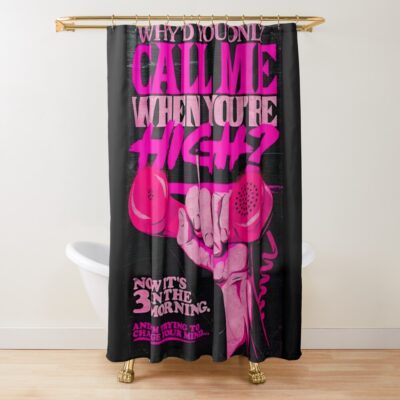 Oink Call Me Monkeys Shower Curtain Official Arctic Monkeys Merch